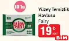 FAİRY YÜZEY TEMİZLİK HAVLUSU 10'LU